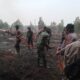 Dandim dan Kapolres Sambas Turun Langsung Tangani Karhutla