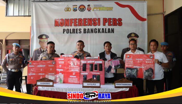 Polres Bangkalan Ungkap 20 Kasus Narkotika, 23 Tersangka Diamankan dalam Operasi Tumpas Semeru 2026