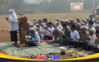 Anggota Koramil 1008-06/Banua Lawas-Pugaan Ikuti Shalat Istisqa, Mohon Turunnya Hujan dan Keberkahan