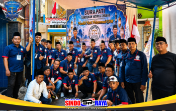 Surapati Surabaya menggelar santunan anak yatim dan kaum dhuafa dalam rangka Maulid Nabi Muhammad SAW.