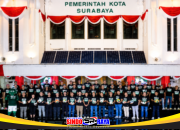 Persebaya Super League 2026-2027 saat launching tim di Balai Kota Surabaya