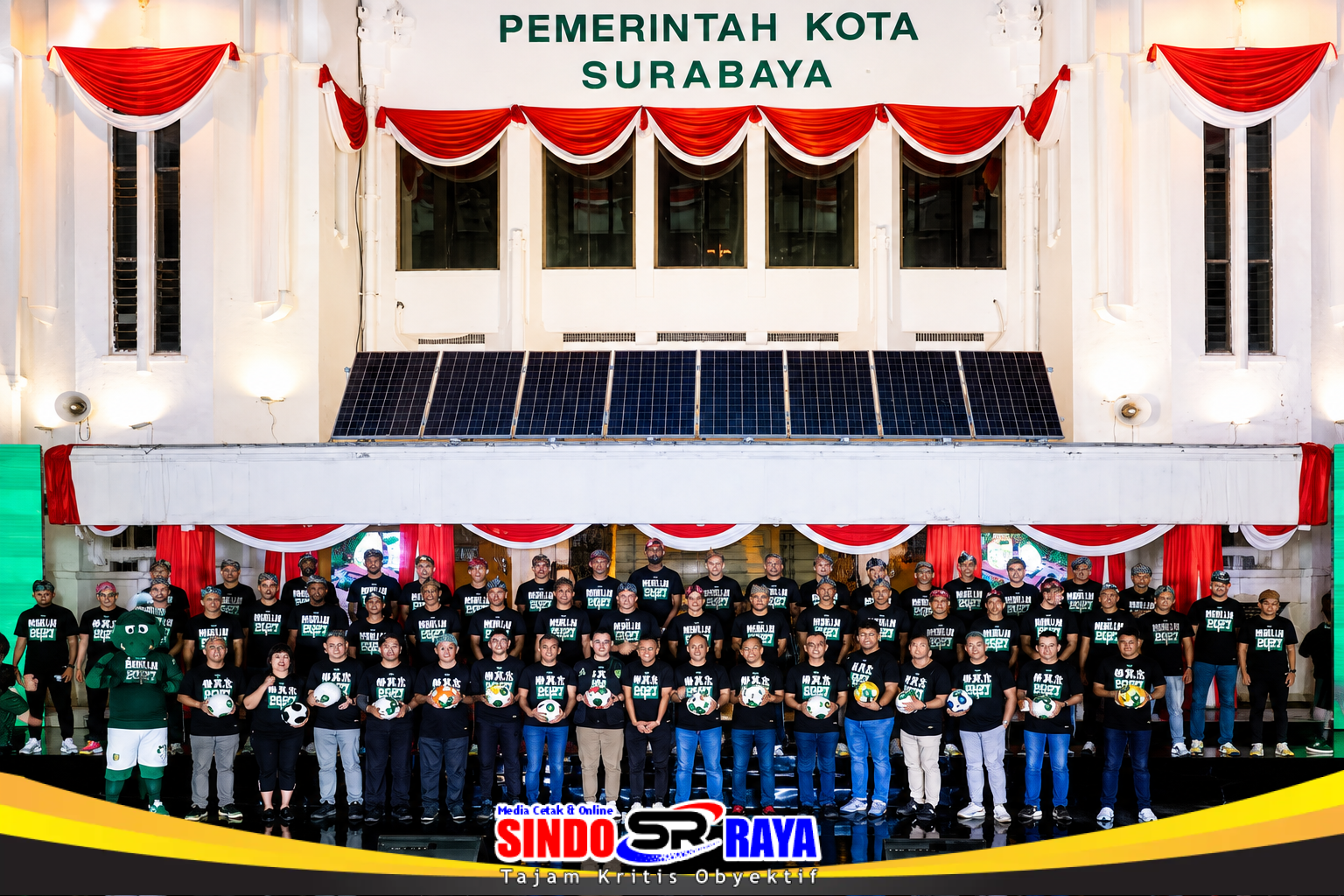 Persebaya Super League 2026-2027 saat launching tim di Balai Kota Surabaya