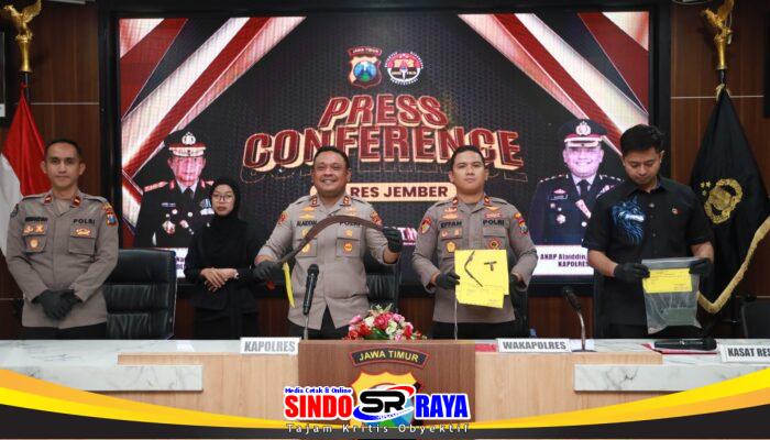 Polres Jember Tuntaskan 60 Perkara dalam 2 Bulan, Amankan Sejumlah Tersangka