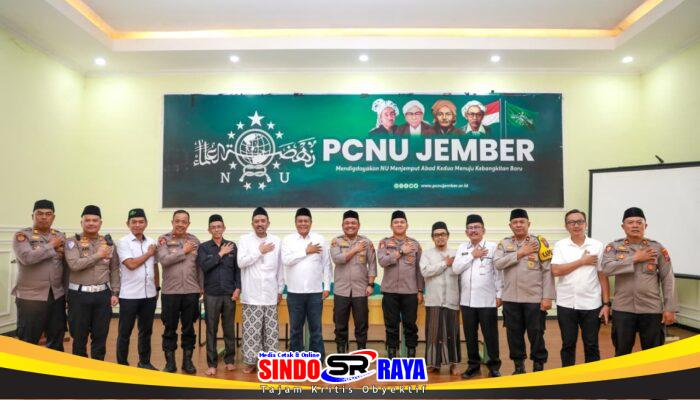 Kapolres Jember Silaturahmi ke Kantor PCNU, Sinergi Ulama dan Umara Perkuat Kamtibmas