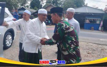 Pererat Silaturahmi, Bati Tuud Koramil 1009-01/Jorong Hadiri Maulid Nabi Muhammad SAW di Desa Binaan