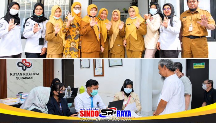 Rutan Kelas I Surabaya Gelar Skrining TBC Terintegrasi CKG Bersama Dinkes Sidoarjo