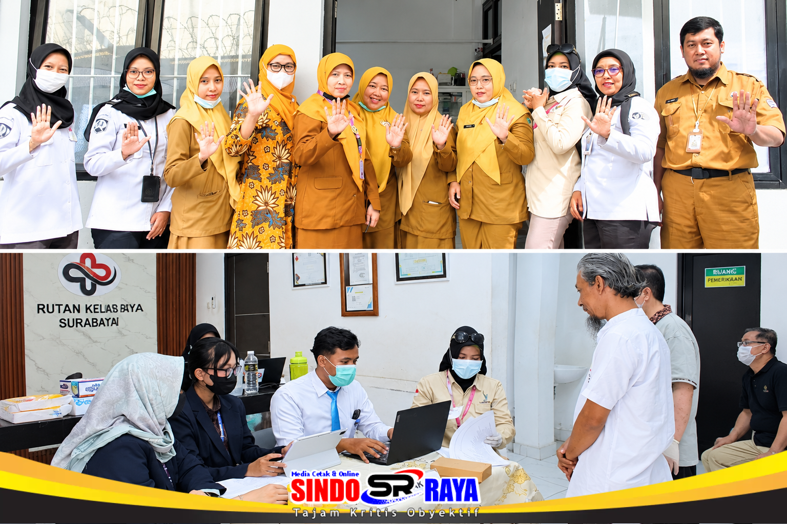 Skrining TBC terintegrasi CKG di Rutan Kelas I Surabaya bersama Dinkes Sidoarjo