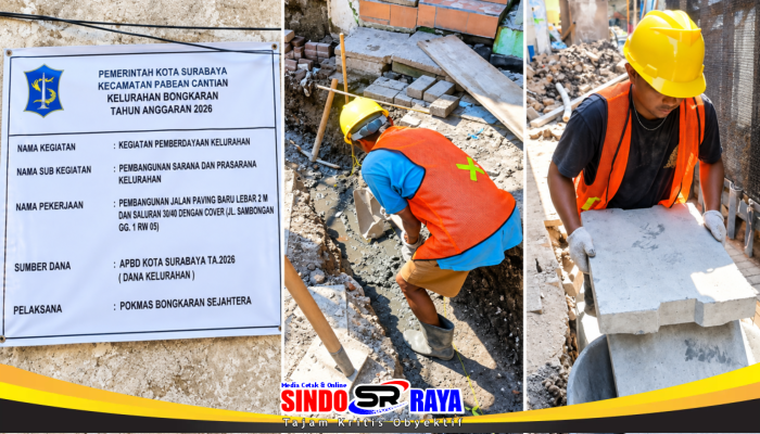 Warga Sambongan Gang 1 Bongkaran Antusias Sambut Perbaikan Drainase, Diharapkan Atasi Genangan