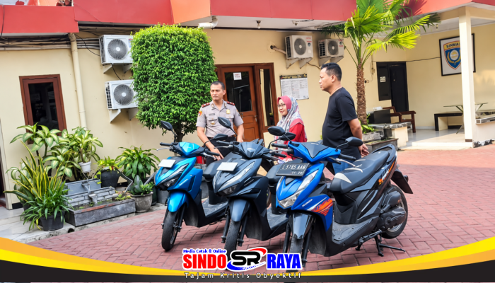 Polsek Wonocolo Ungkap Penipuan Berkedok Sewa Motor, Tiga Unit Milik Korban Ditemukan