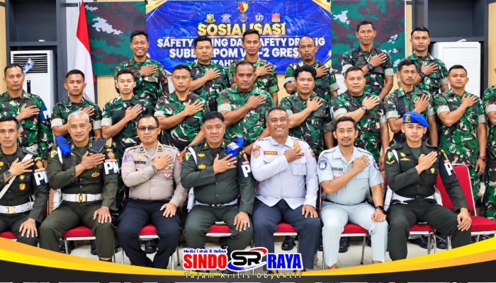 Satlantas Polres Gresik Gelar Coaching Clinic dan Safety Riding Bersama Subdenpom