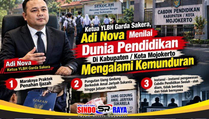 Ketua YLBH Garda Sakera Soroti Dugaan Penahanan Ijazah di Mojokerto