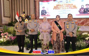 Jadi Ibu Asuh Polwan Polda Jatim, Ny. Lenia Dekananto Dorong Kesejahteraan dan Keharmonisan Keluarga Polri