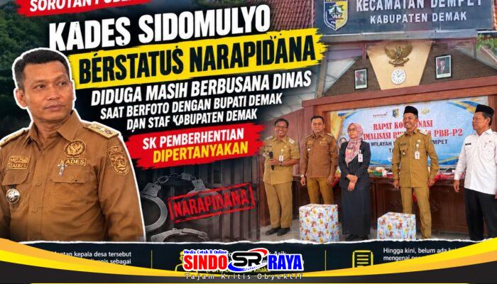 Status Kades Sidomulyo Demak Disorot, SK Pemberhentian M Asik Belum Jelas